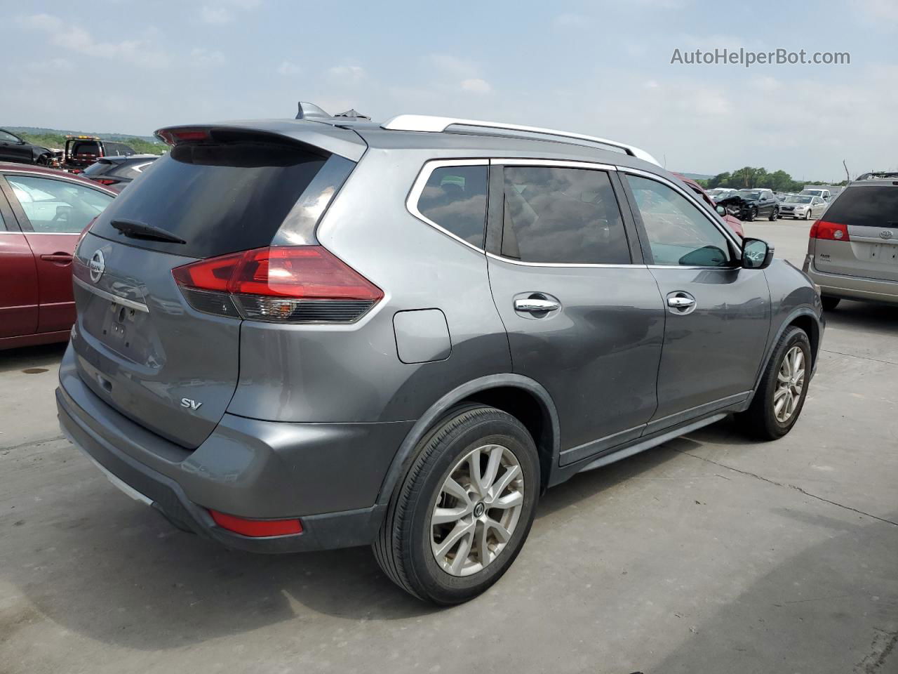 2018 Nissan Rogue S Серый vin: KNMAT2MT0JP518680