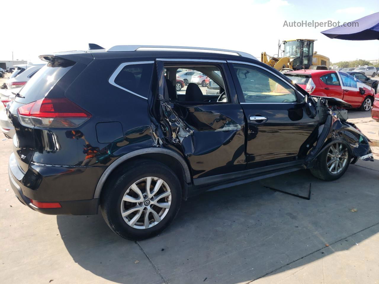 2018 Nissan Rogue S Black vin: KNMAT2MT0JP519070