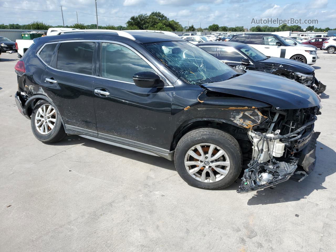 2018 Nissan Rogue S Black vin: KNMAT2MT0JP586378