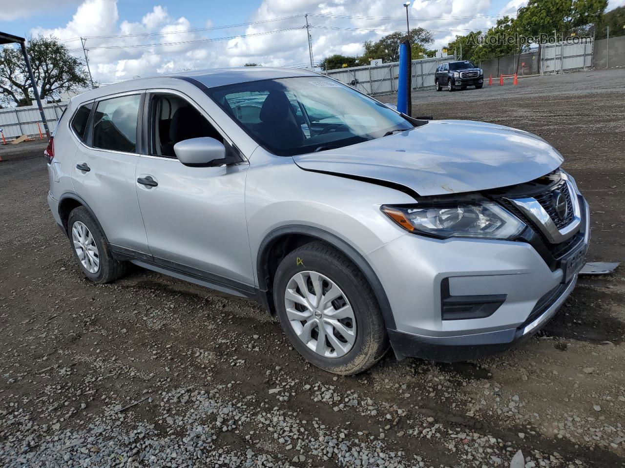 2018 Nissan Rogue S Silver vin: KNMAT2MT0JP588633