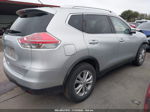 2016 Nissan Rogue Sl/sv/s Silver vin: KNMAT2MT1GP717617