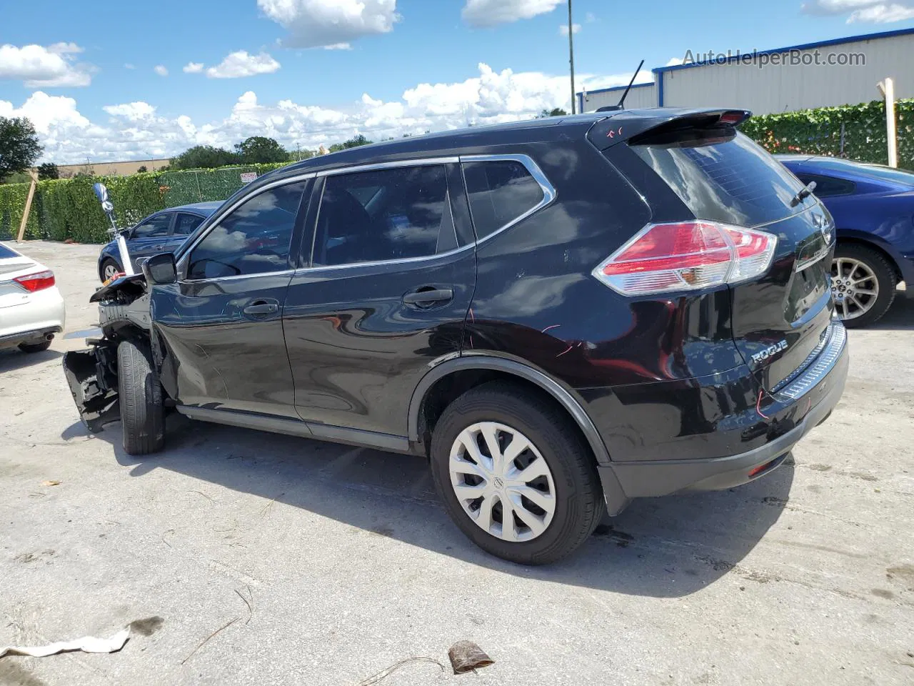 2016 Nissan Rogue S Black vin: KNMAT2MT1GP731419