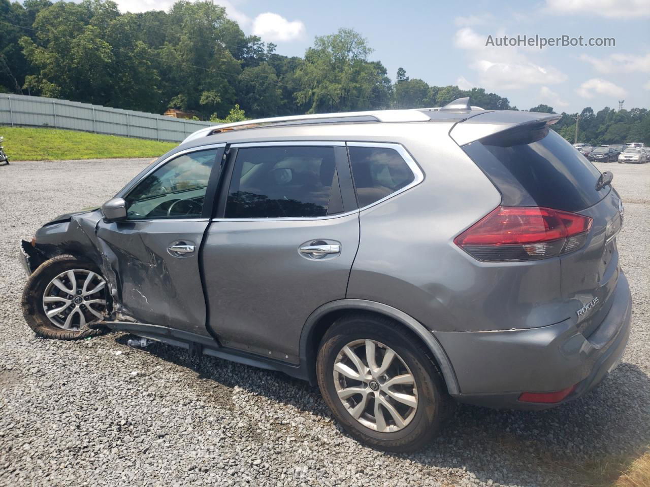 2018 Nissan Rogue S Gray vin: KNMAT2MT2JP544309