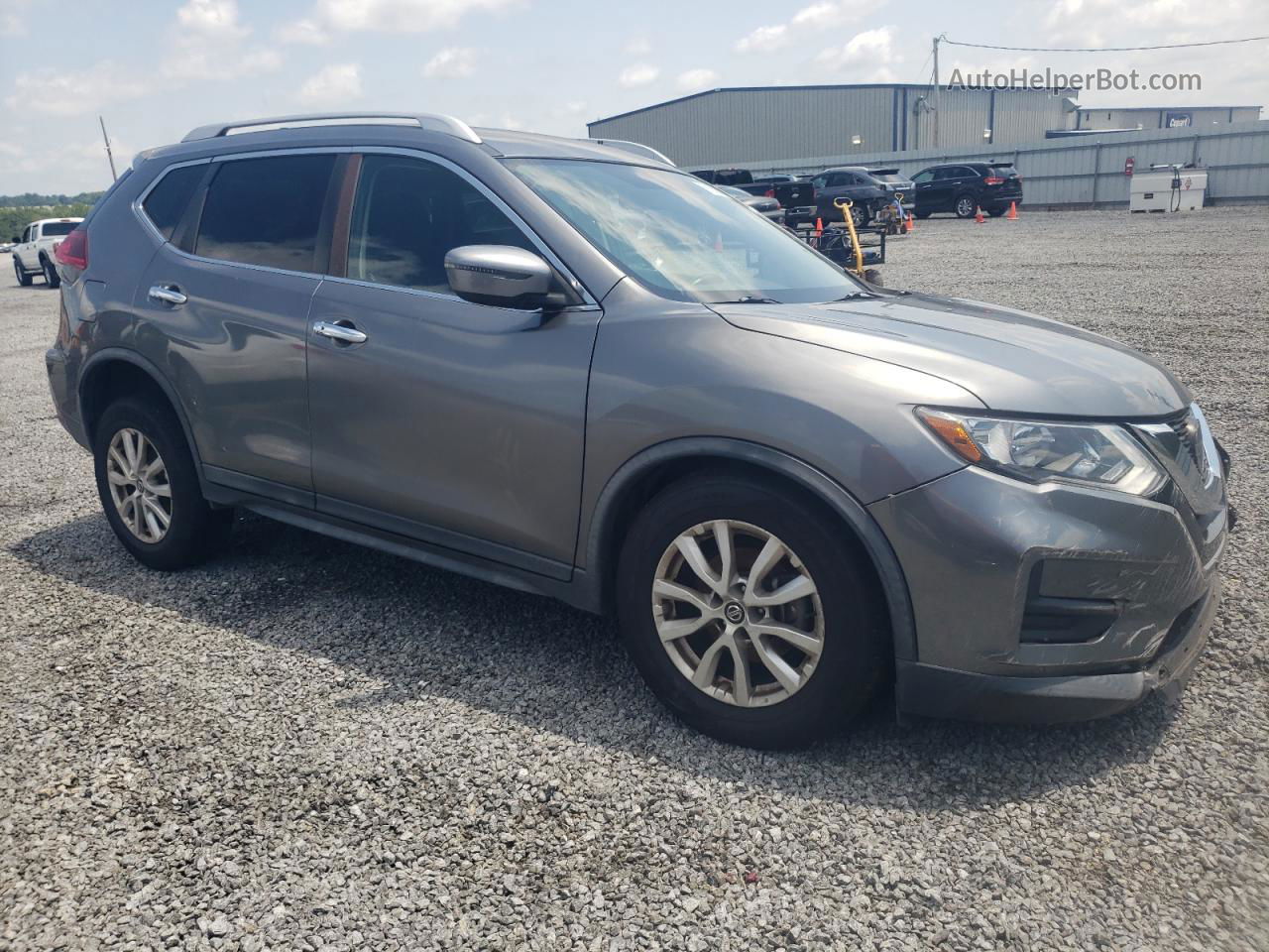 2018 Nissan Rogue S Gray vin: KNMAT2MT2JP544309