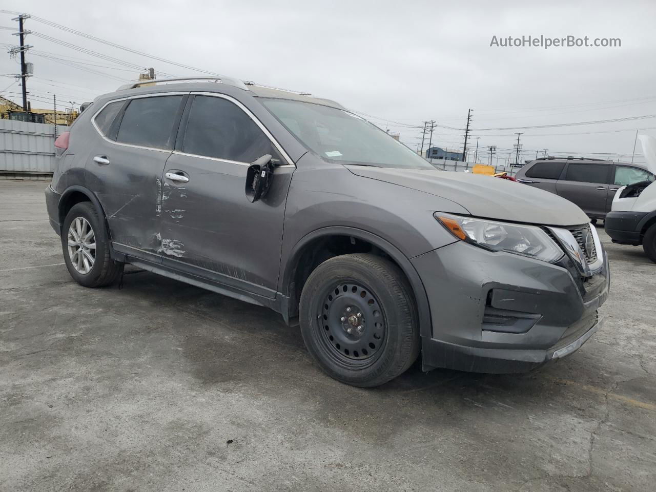 2018 Nissan Rogue S Gray vin: KNMAT2MT2JP594658