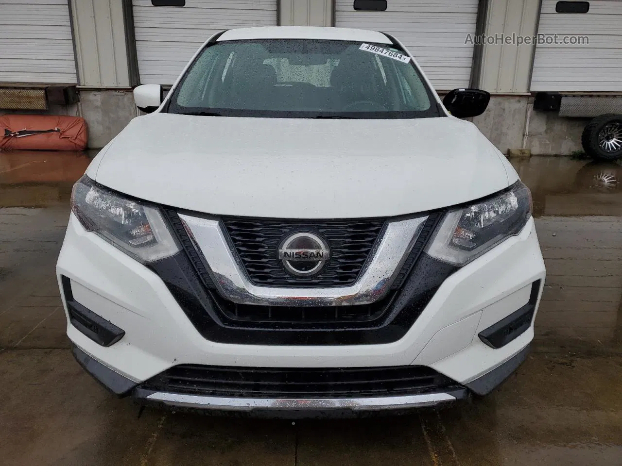 2018 Nissan Rogue S White vin: KNMAT2MT2JP597494