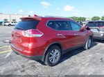 2016 Nissan Rogue Sv Красный vin: KNMAT2MT3GP592829