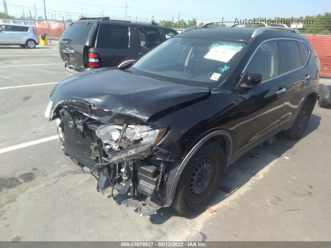 2016 Nissan Rogue S Black vin: KNMAT2MT3GP662751