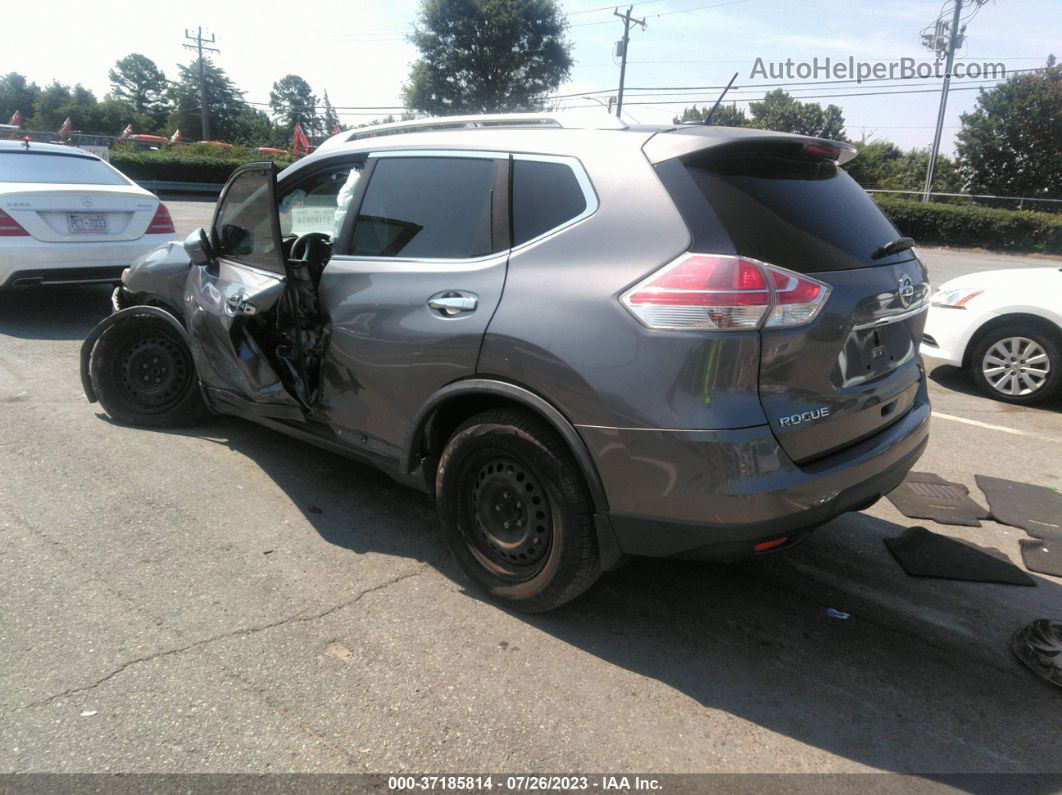 2016 Nissan Rogue S Gray vin: KNMAT2MT3GP679937