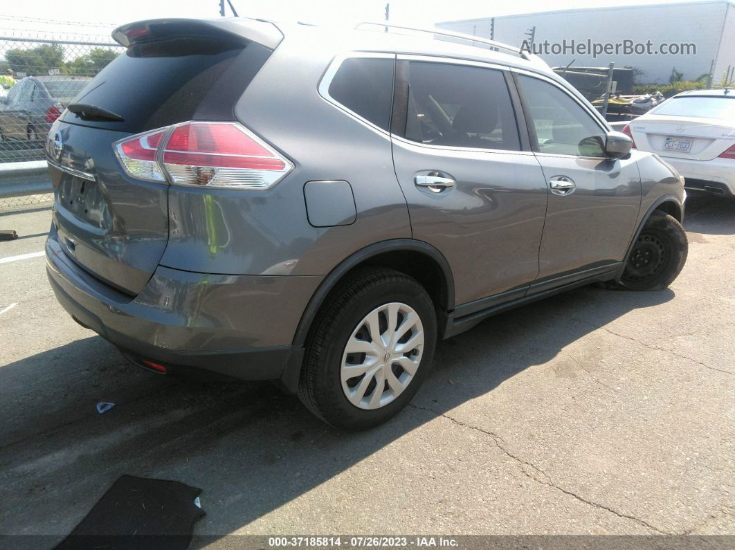 2016 Nissan Rogue S Серый vin: KNMAT2MT3GP679937