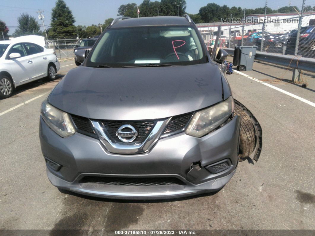 2016 Nissan Rogue S Gray vin: KNMAT2MT3GP679937