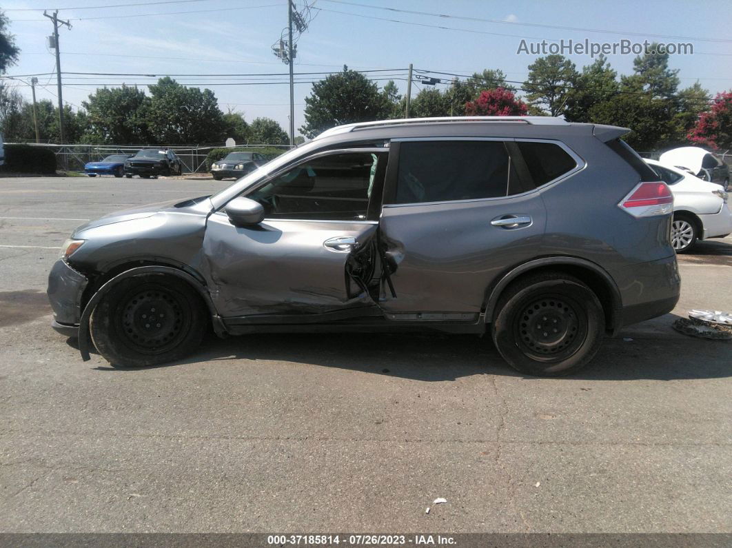 2016 Nissan Rogue S Gray vin: KNMAT2MT3GP679937