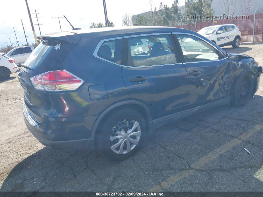 2016 Nissan Rogue S Dark Blue vin: KNMAT2MT3GP681574