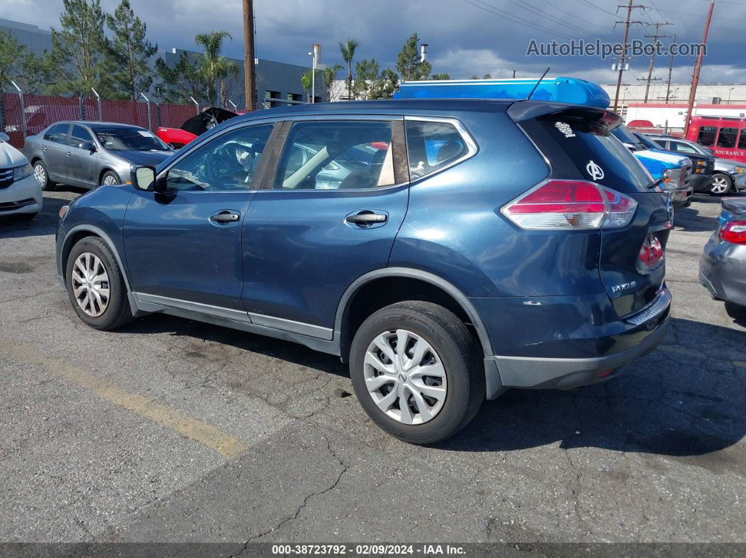 2016 Nissan Rogue S Dark Blue vin: KNMAT2MT3GP681574