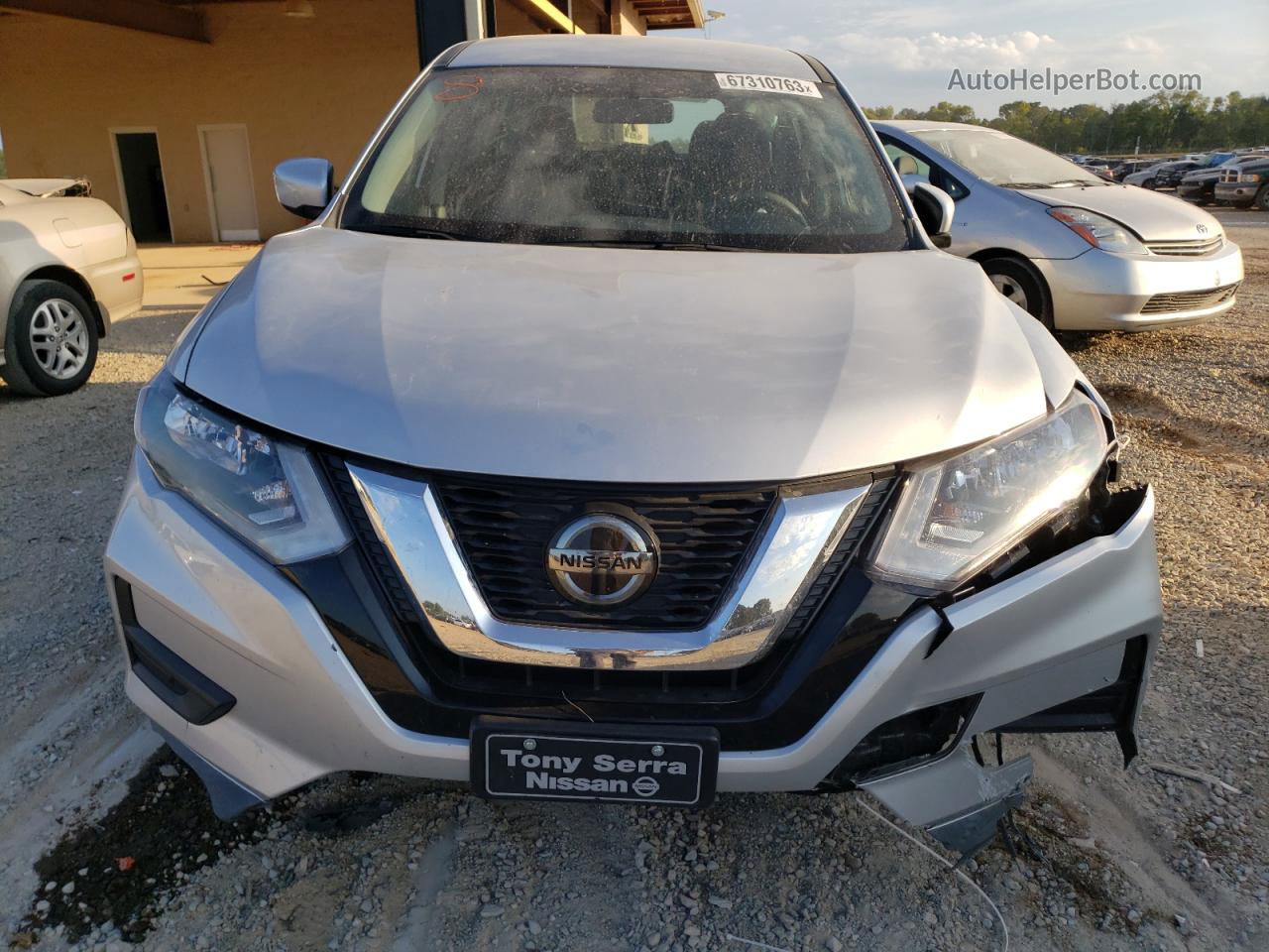 2018 Nissan Rogue S Silver vin: KNMAT2MT3JP599903