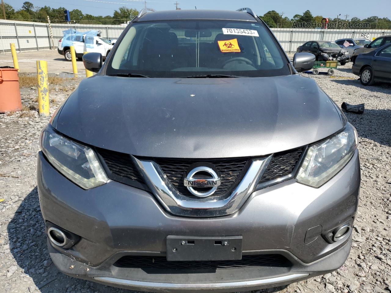 2016 Nissan Rogue S Charcoal vin: KNMAT2MT4GP718678