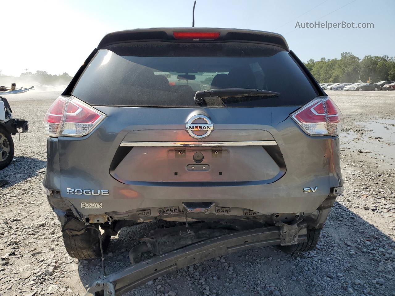 2016 Nissan Rogue S Charcoal vin: KNMAT2MT4GP718678