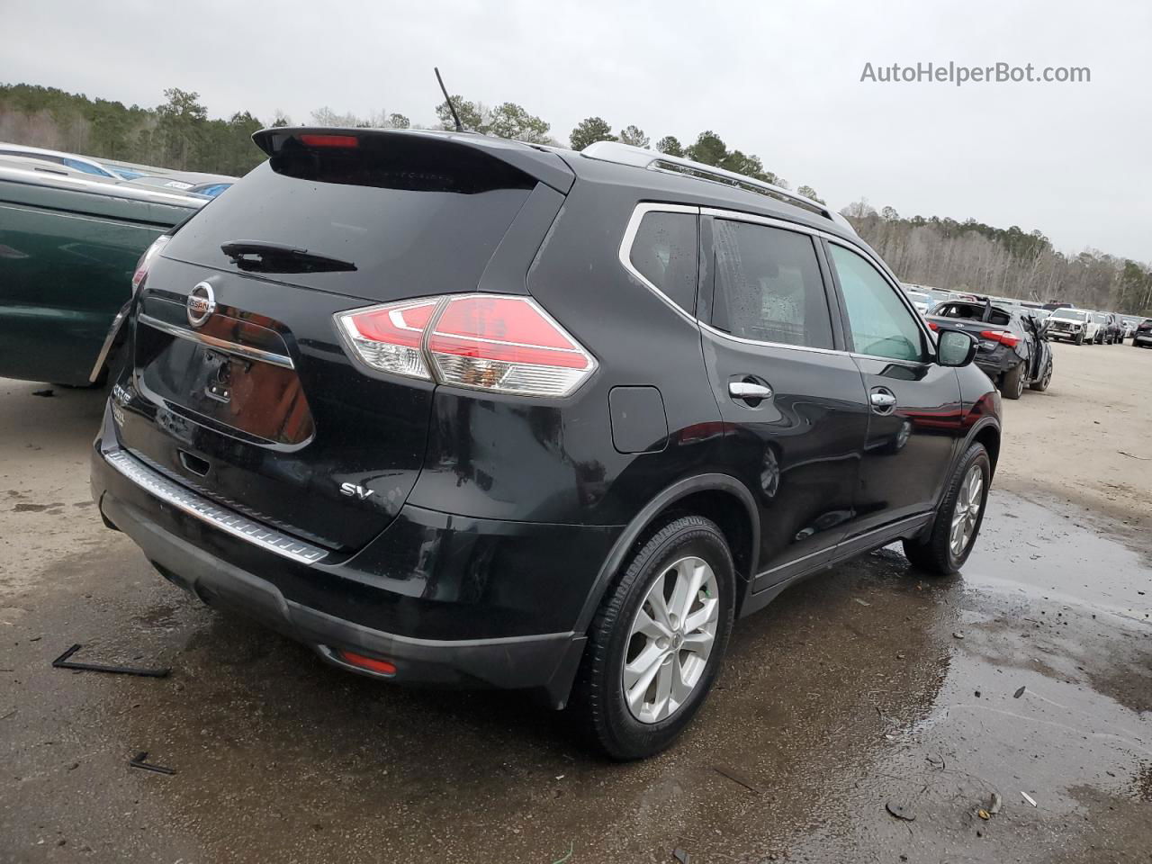 2016 Nissan Rogue S Black vin: KNMAT2MT4GP728529