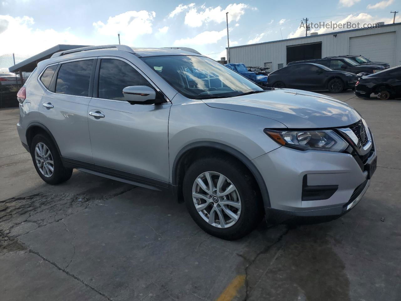 2018 Nissan Rogue S Silver vin: KNMAT2MT4JP561130