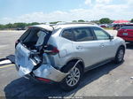 2018 Nissan Rogue Sv Silver vin: KNMAT2MT4JP617471