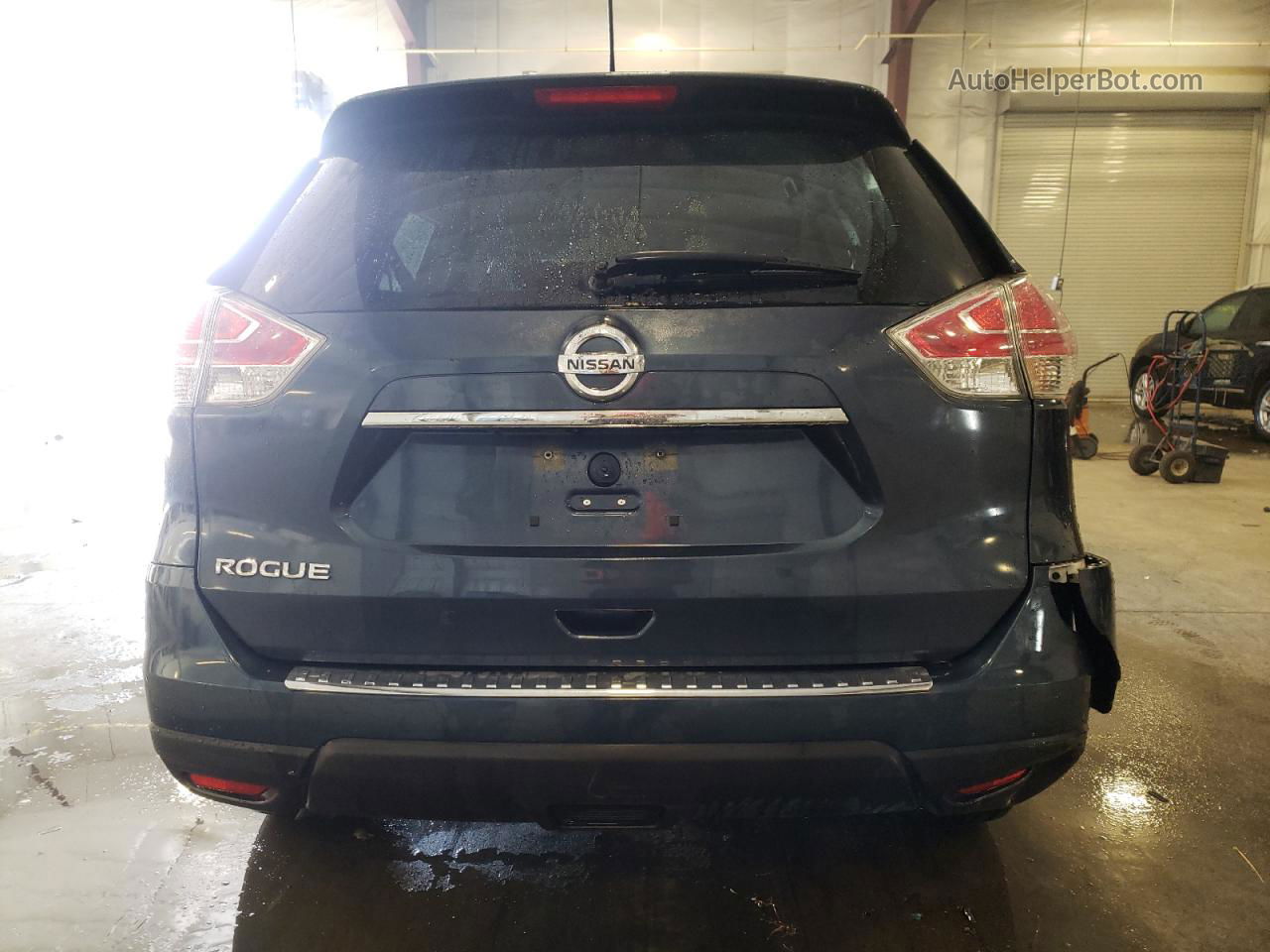 2016 Nissan Rogue S Blue vin: KNMAT2MT5GP724683