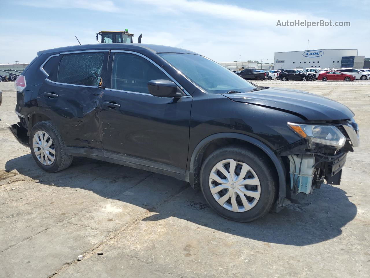 2016 Nissan Rogue S Черный vin: KNMAT2MT5GP724974