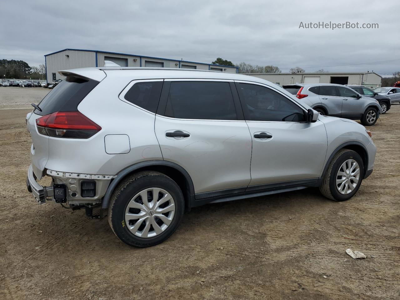 2018 Nissan Rogue S Silver vin: KNMAT2MT5JP544952