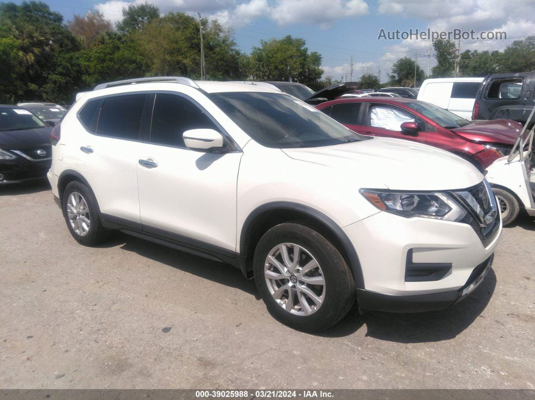 2018 Nissan Rogue Sv White vin: KNMAT2MT5JP615082