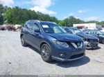 2016 Nissan Rogue Sl Dark Blue vin: KNMAT2MT6GP725633