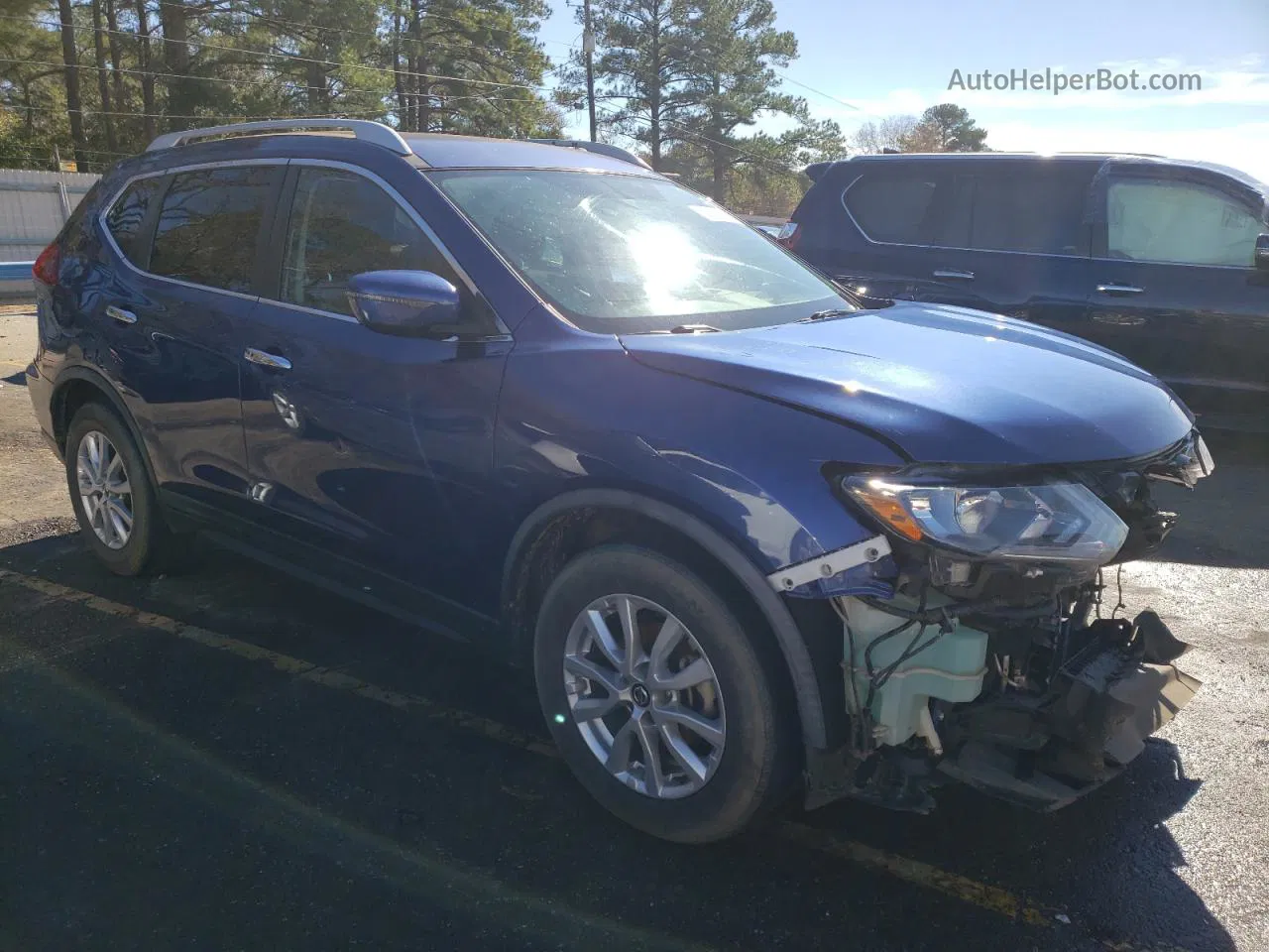 2018 Nissan Rogue S Blue vin: KNMAT2MT6JP508669