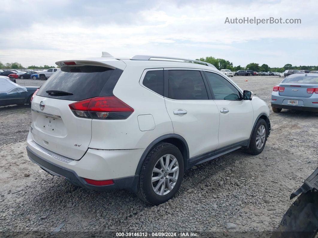 2018 Nissan Rogue Sv White vin: KNMAT2MT6JP542756