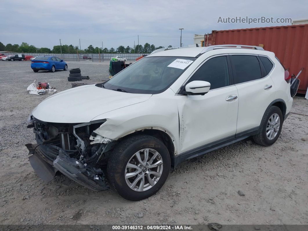 2018 Nissan Rogue Sv White vin: KNMAT2MT6JP542756