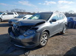 2016 Nissan Rogue Sv Gray vin: KNMAT2MT7GP620695