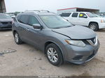 2016 Nissan Rogue Sv Серый vin: KNMAT2MT7GP655155