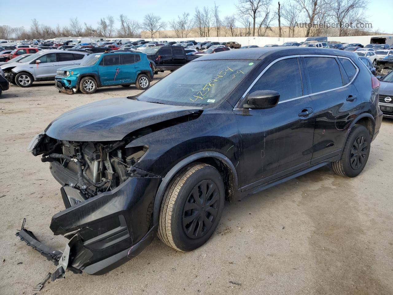 2018 Nissan Rogue S Black vin: KNMAT2MT7JP506283