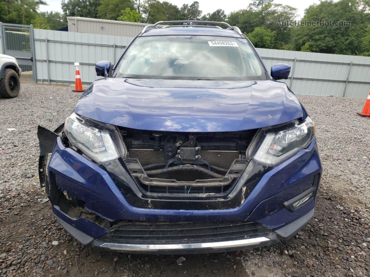 2018 Nissan Rogue S Blue vin: KNMAT2MT7JP593165