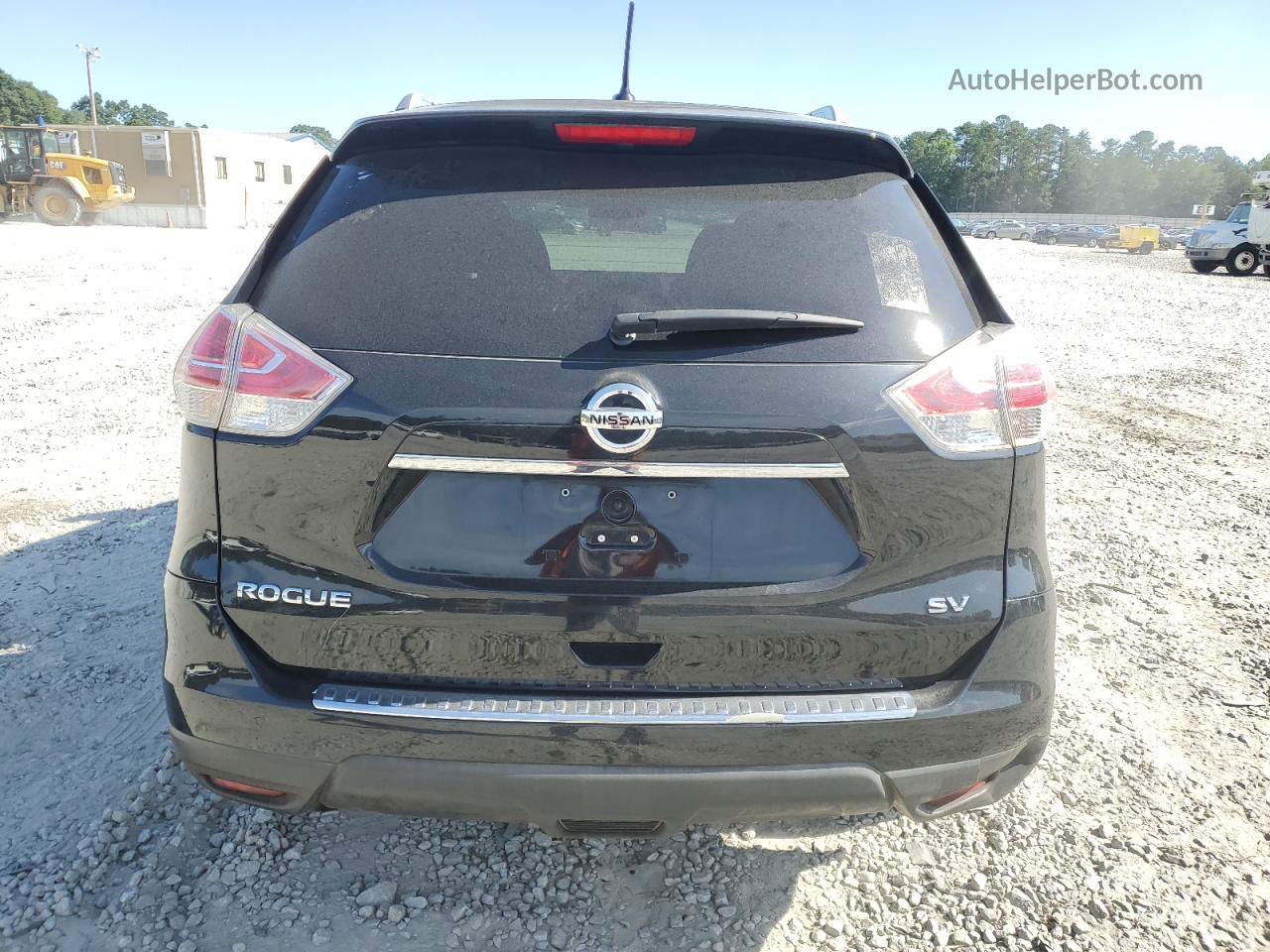 2016 Nissan Rogue S Black vin: KNMAT2MT8GP643046