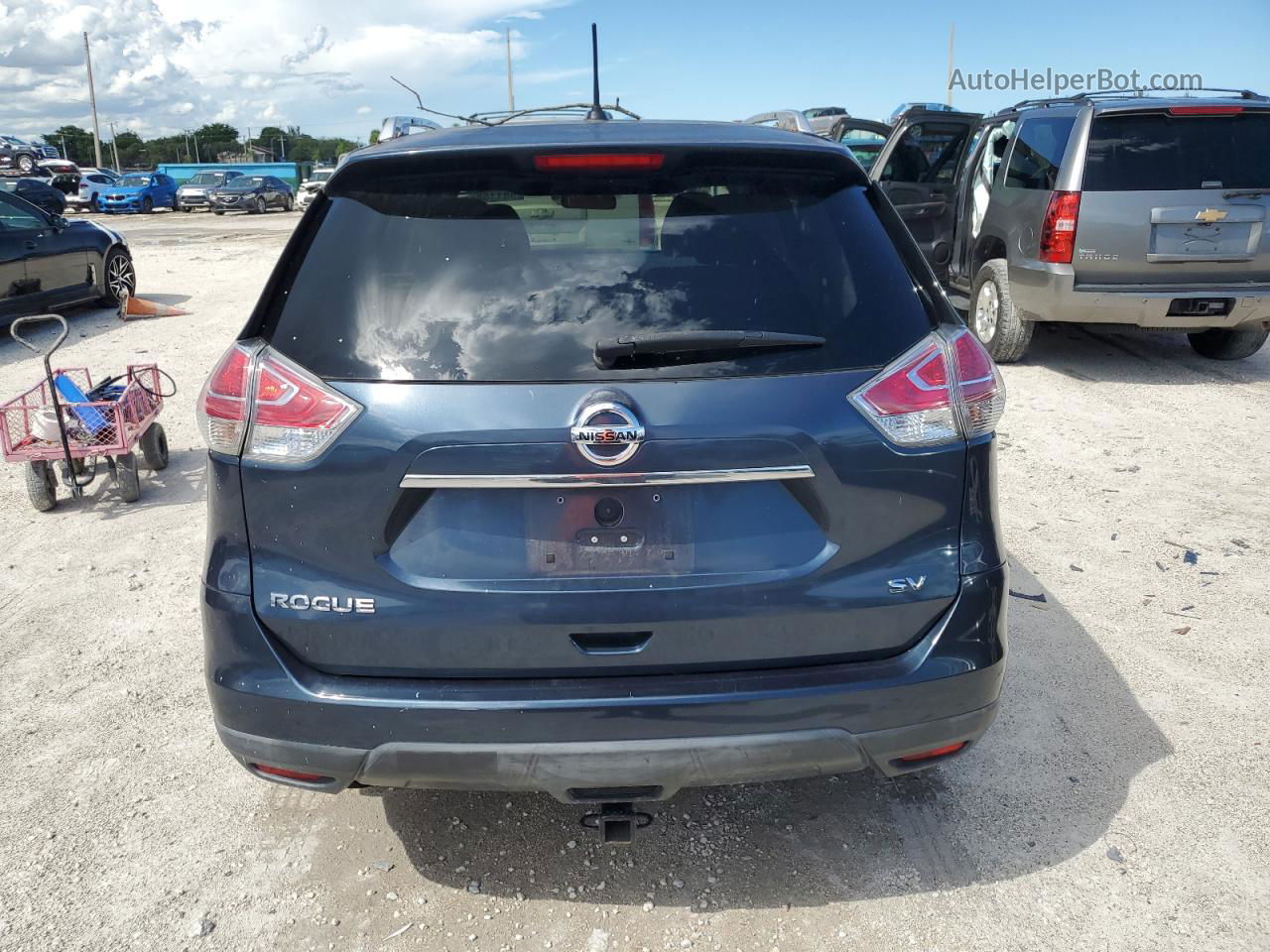 2016 Nissan Rogue S Charcoal vin: KNMAT2MT8GP733538