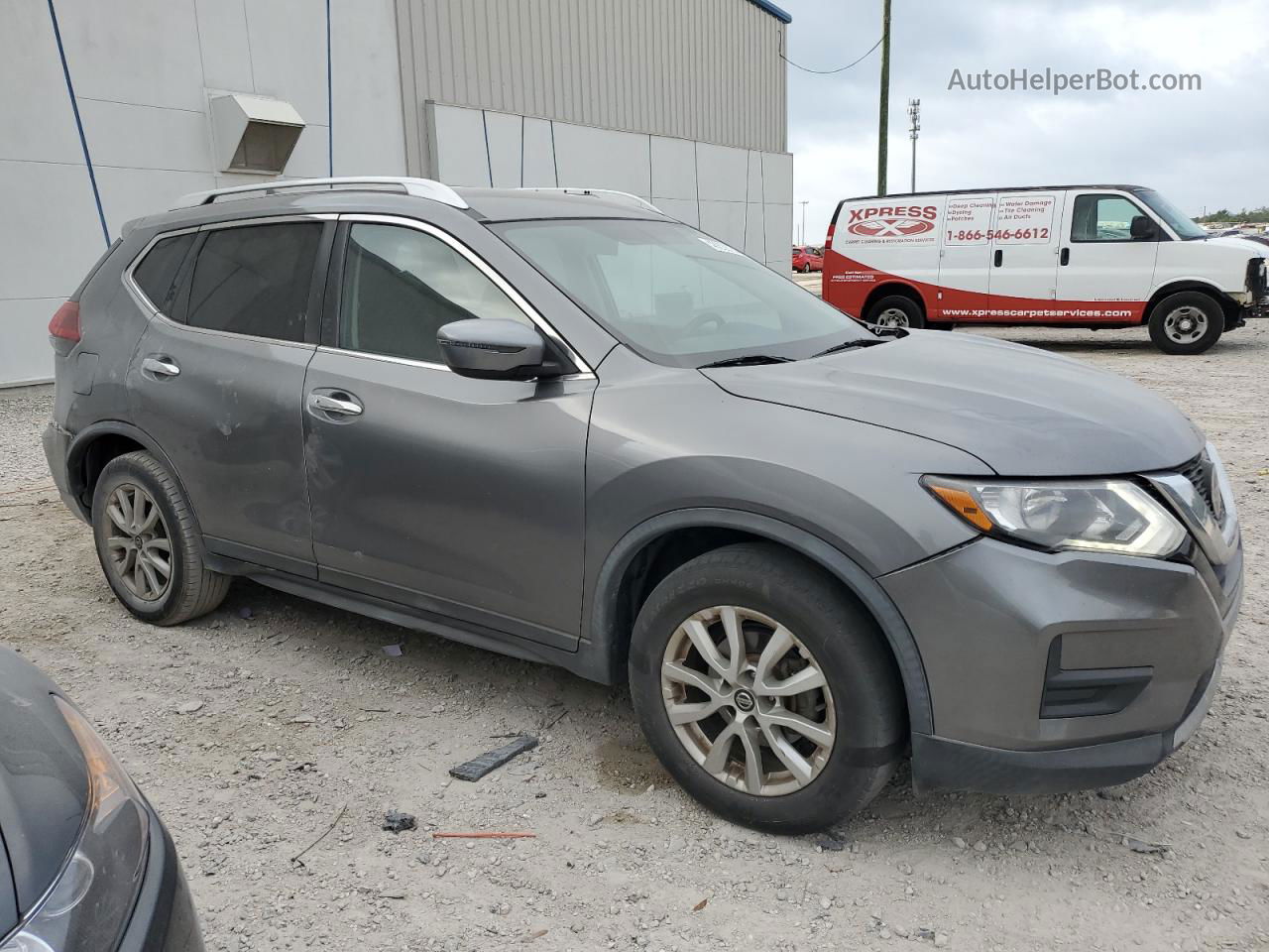 2018 Nissan Rogue S Gray vin: KNMAT2MT8JP517163