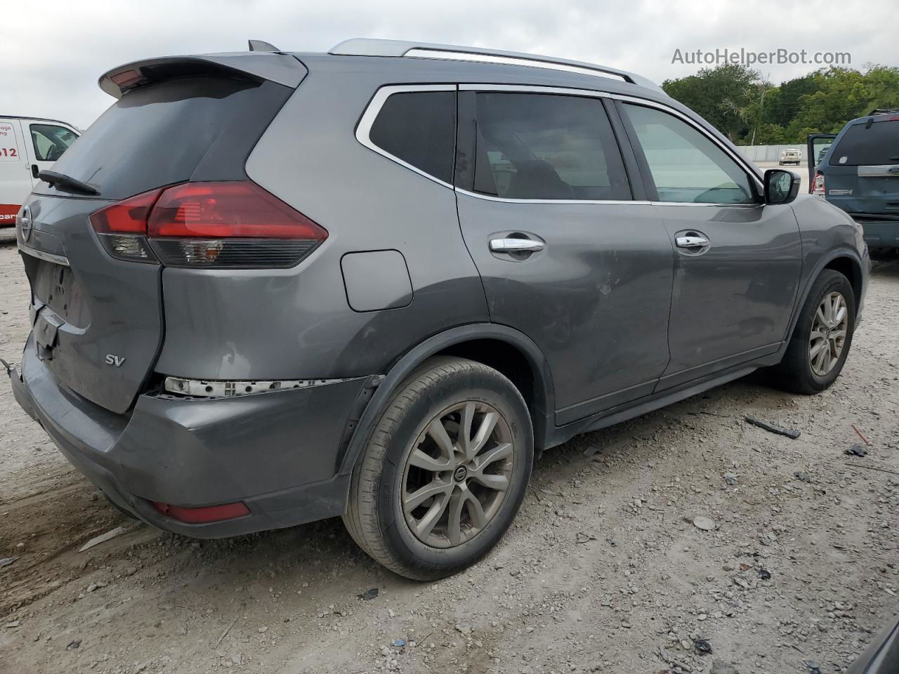 2018 Nissan Rogue S Gray vin: KNMAT2MT8JP517163