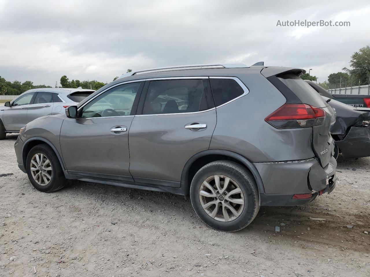 2018 Nissan Rogue S Gray vin: KNMAT2MT8JP517163