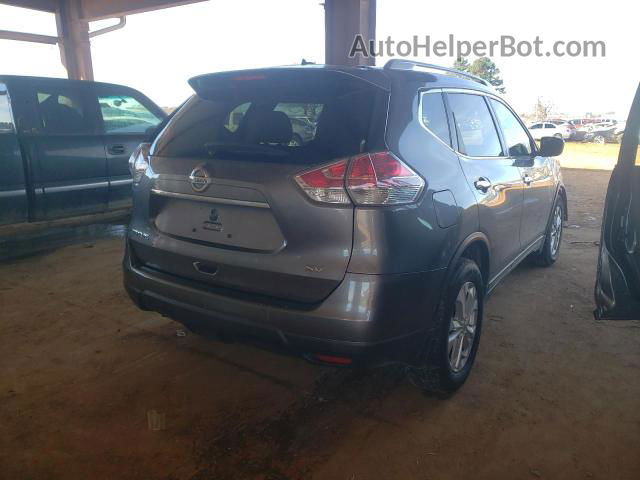 2016 Nissan Rogue S Gray vin: KNMAT2MT9GP725755