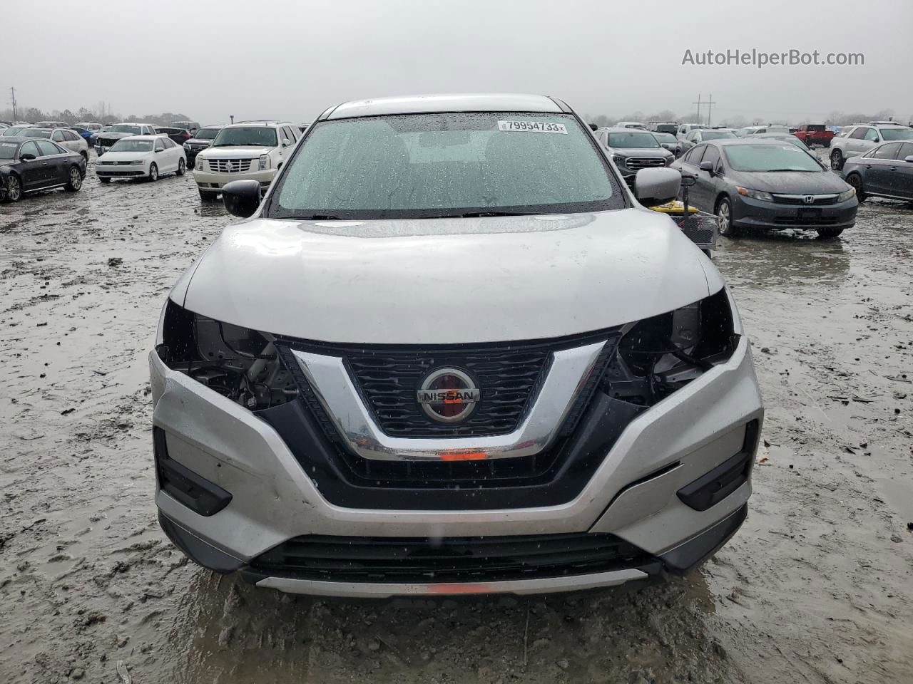 2018 Nissan Rogue S Silver vin: KNMAT2MT9JP531590