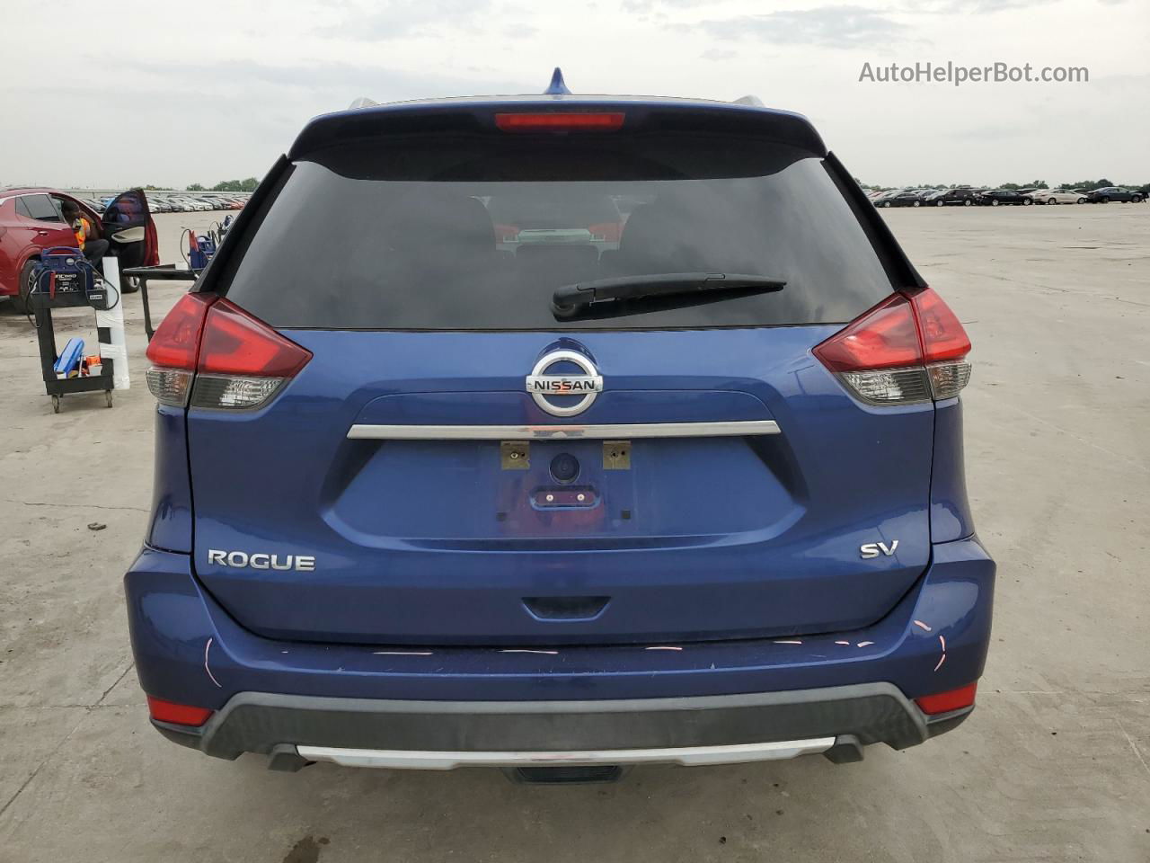 2018 Nissan Rogue S Blue vin: KNMAT2MT9JP590834