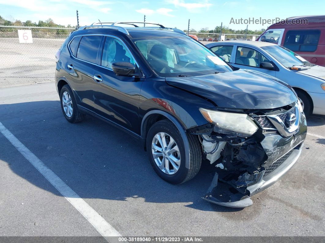 2016 Nissan Rogue Sv Black vin: KNMAT2MTXGP667607