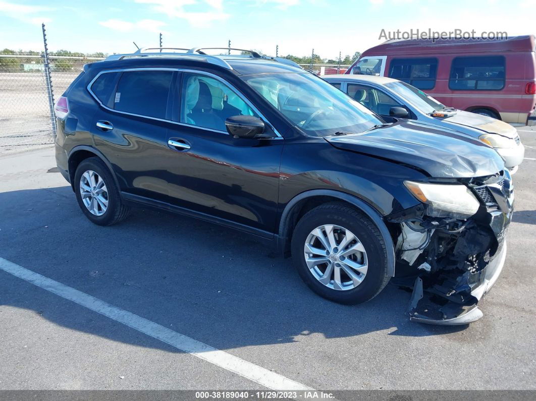 2016 Nissan Rogue Sv Black vin: KNMAT2MTXGP667607