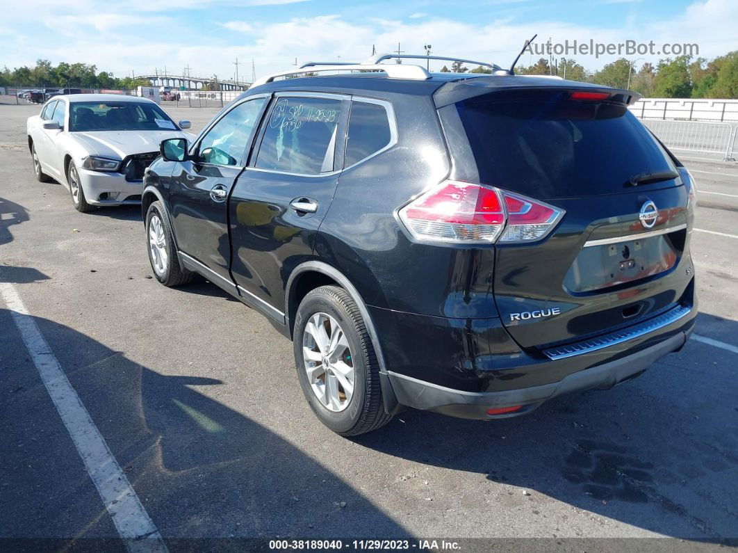 2016 Nissan Rogue Sv Black vin: KNMAT2MTXGP667607