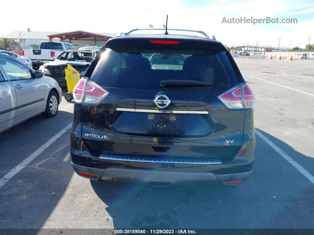 2016 Nissan Rogue Sv Black vin: KNMAT2MTXGP667607