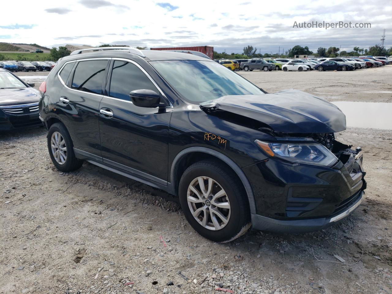 2018 Nissan Rogue S Black vin: KNMAT2MTXJP502793