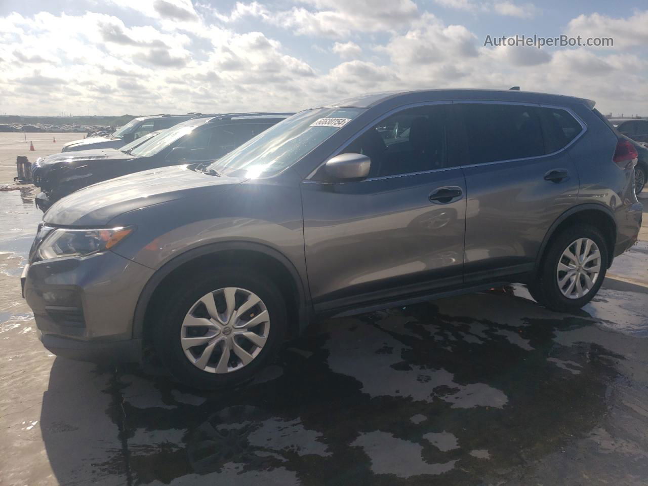 2018 Nissan Rogue S Gray vin: KNMAT2MTXJP561505